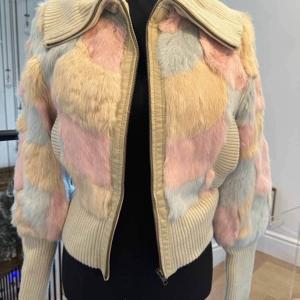 Colorful Fur Women's Jacket